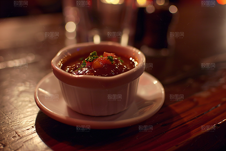辣椒酱下饭麻辣摄影图
