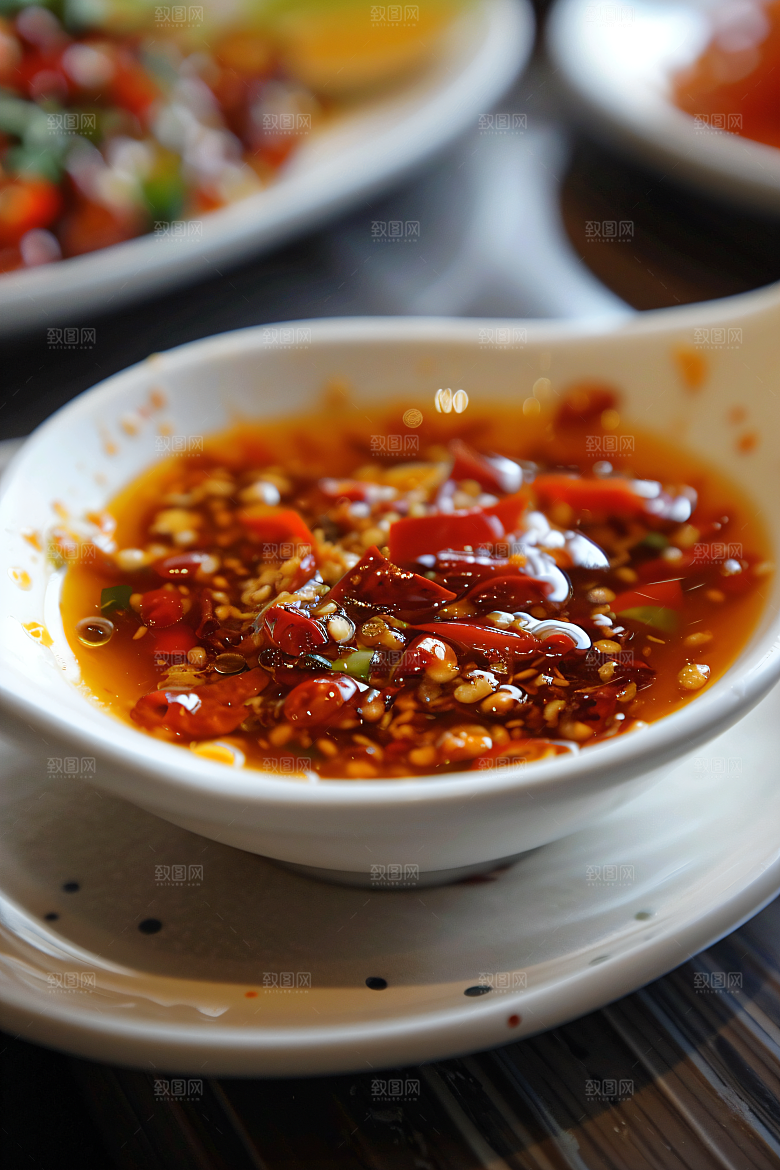 辣椒酱红辣椒酱料摄影图