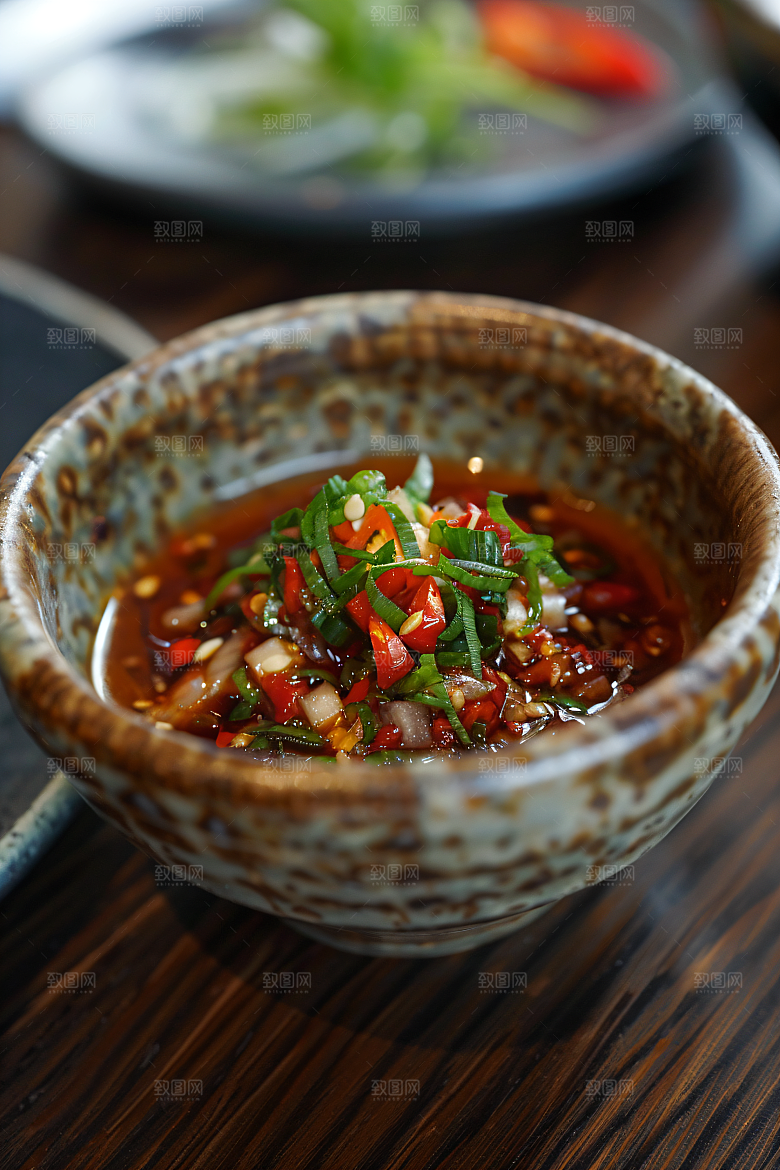 辣椒酱美味香辣摄影图