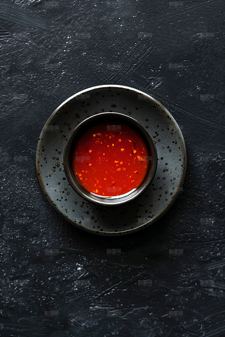 辣椒酱香辣调味料摄影图