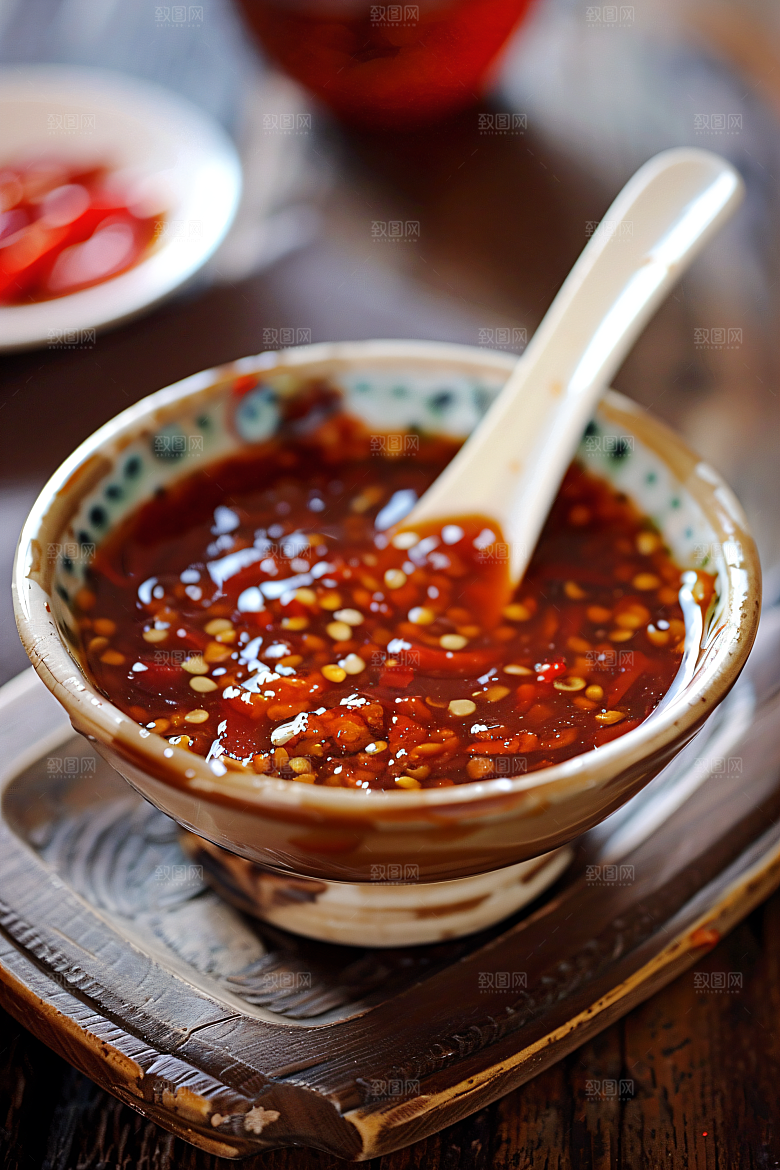 辣椒酱美食美味摄影图