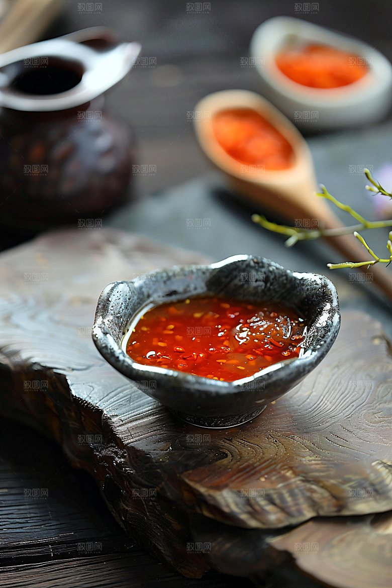辣椒酱高清麻辣摄影图