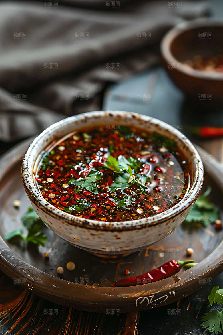辣椒酱红辣椒美食摄影图