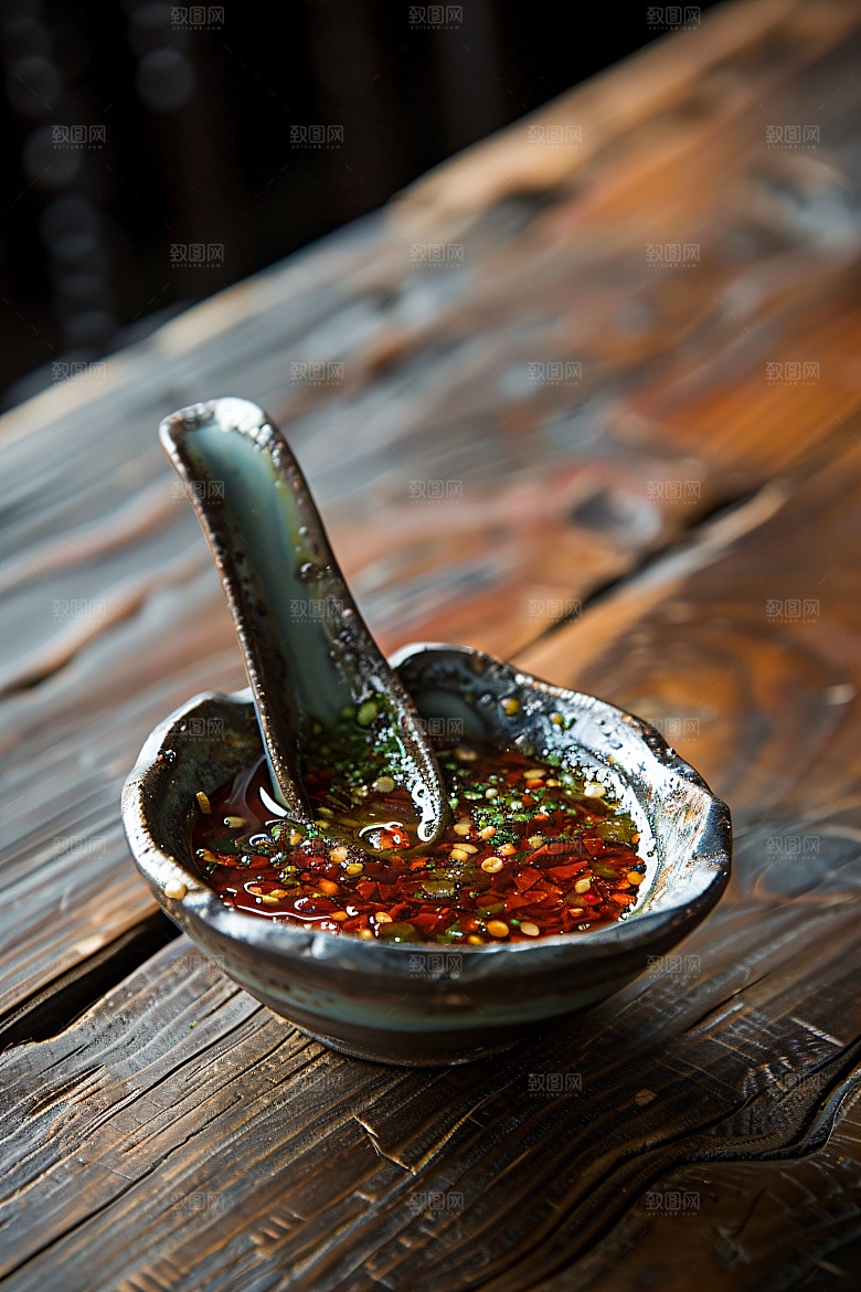 辣椒酱美味下饭摄影图