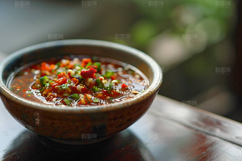 辣椒酱美味香辣摄影图