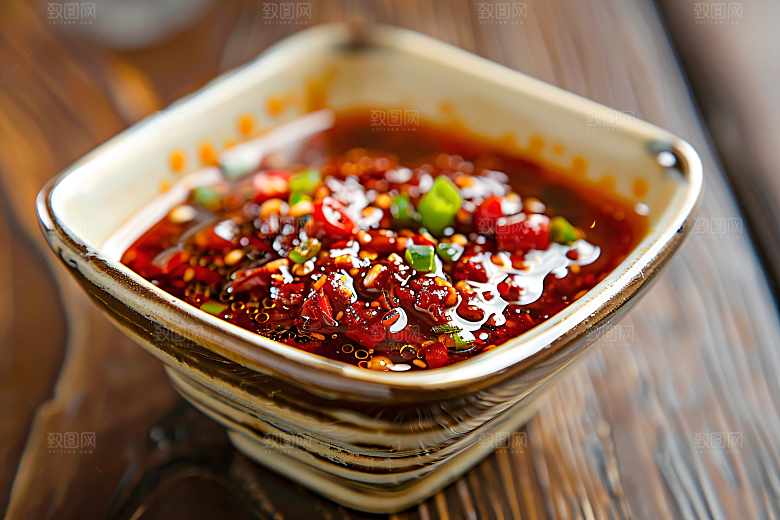 辣椒酱美食麻辣摄影图