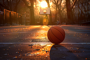 篮球健身场景素材