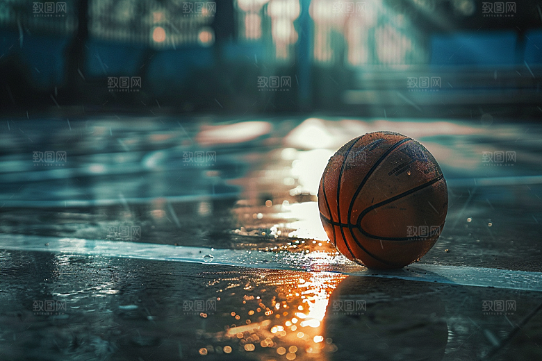篮球NBA体育课素材