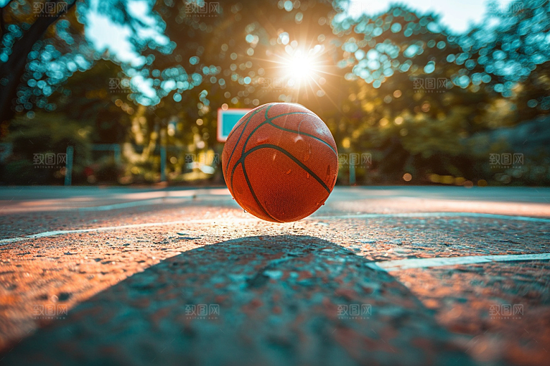 篮球锻炼场景素材