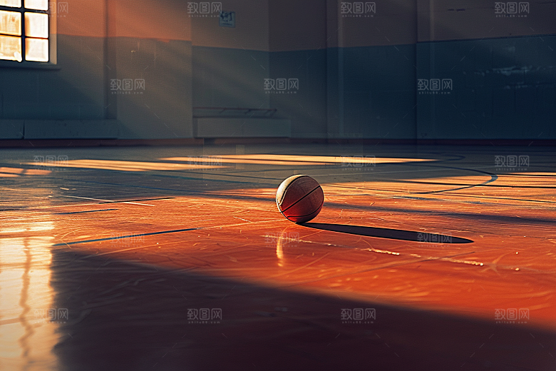 篮球场景体育课素材