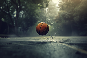 篮球场景体育素材