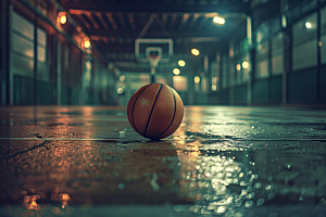 篮球场景健身素材