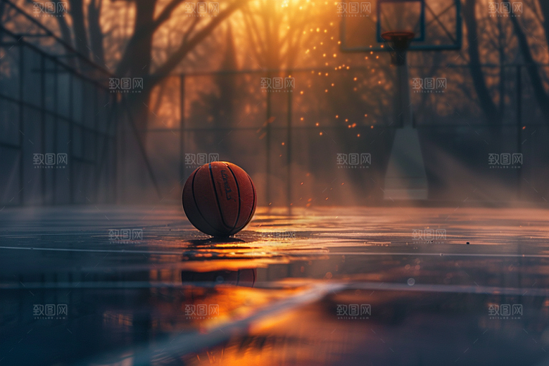篮球NBA体育器材素材