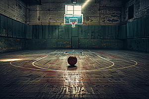 篮球锻炼场景素材