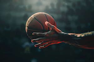 篮球体育器材球类运动素材