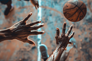 篮球球类运动高清素材