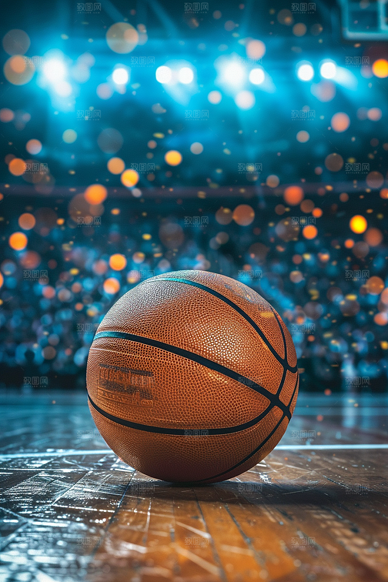 篮球篮球场NBA素材