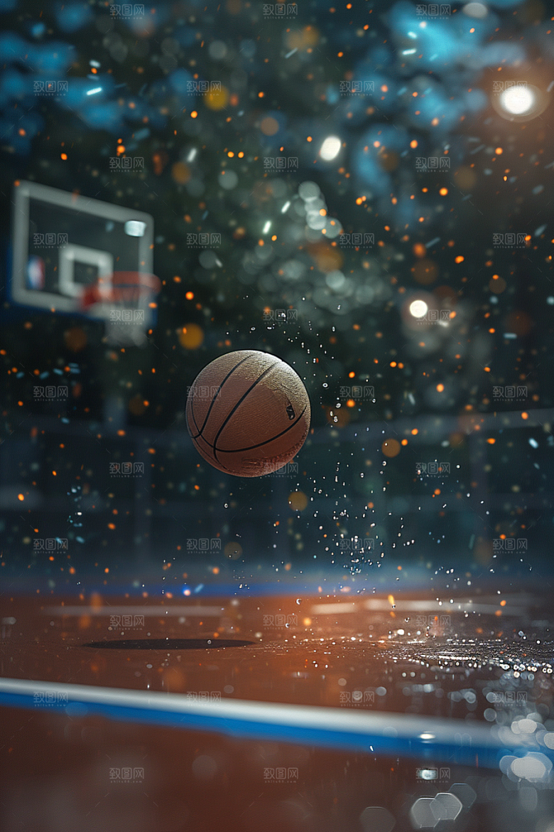 篮球NBA体育器材素材