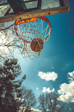 篮球锻炼体育课素材