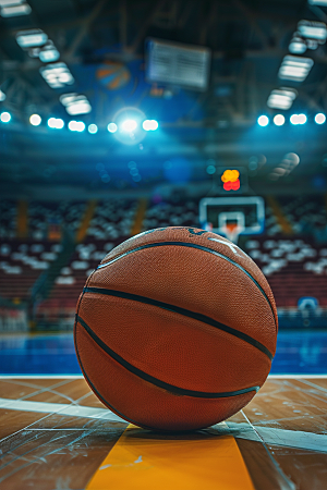 篮球体育器材场景素材