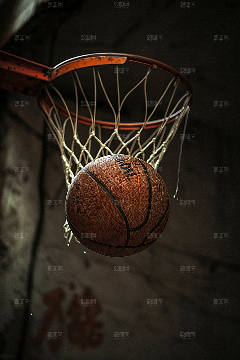 篮球NBA篮球场素材