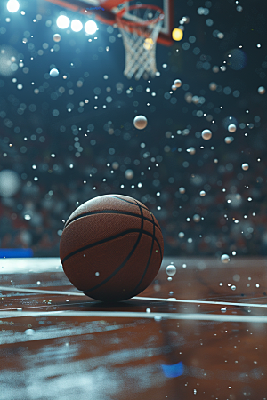篮球NBA场景素材