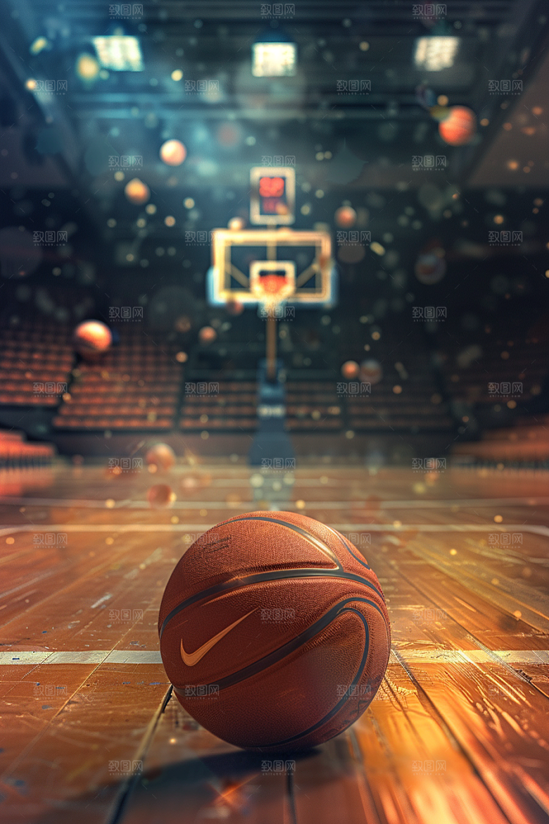 篮球NBA体育课素材