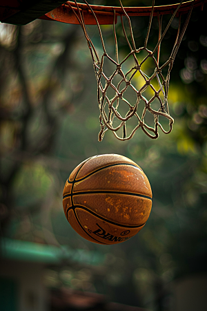 篮球锻炼场景素材