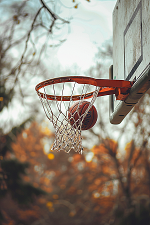 篮球篮球场NBA素材