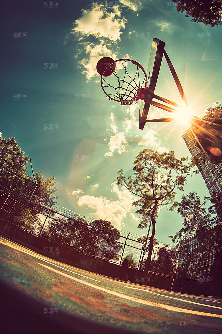 篮球NBA体育课素材