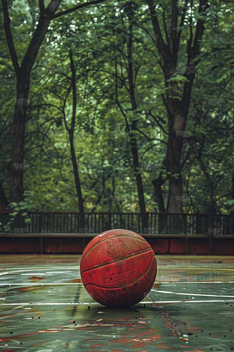 篮球NBA篮球场素材