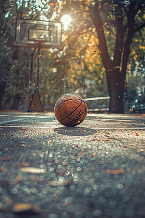 篮球体育课场景素材