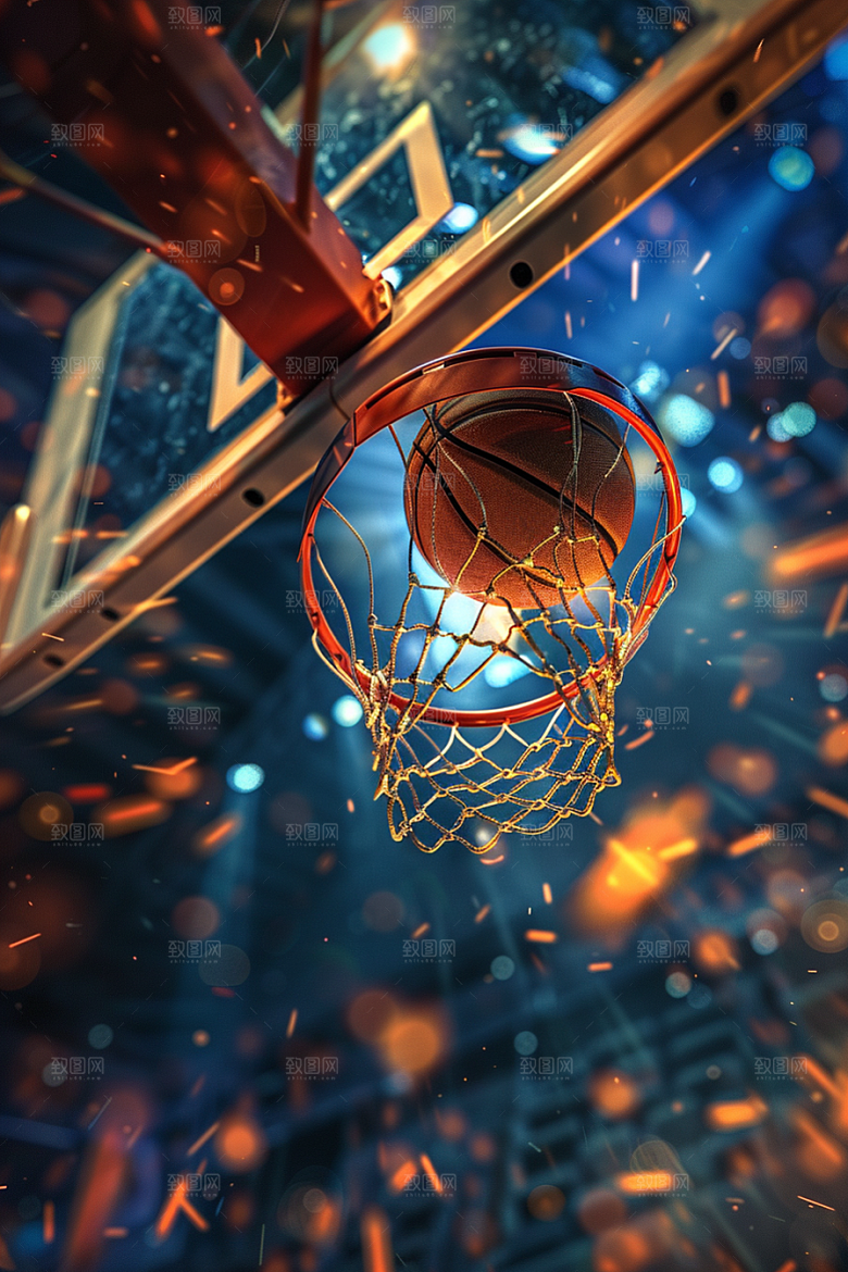 篮球NBA体育课素材