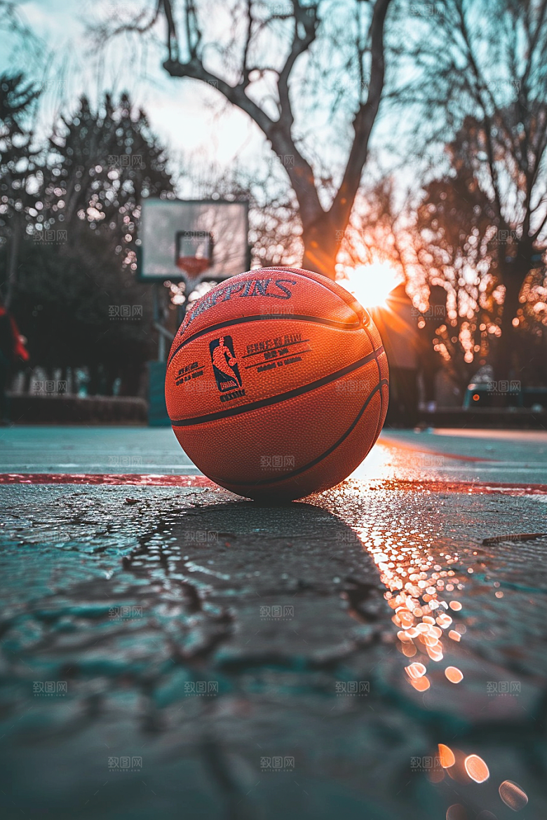 篮球体育课场景素材
