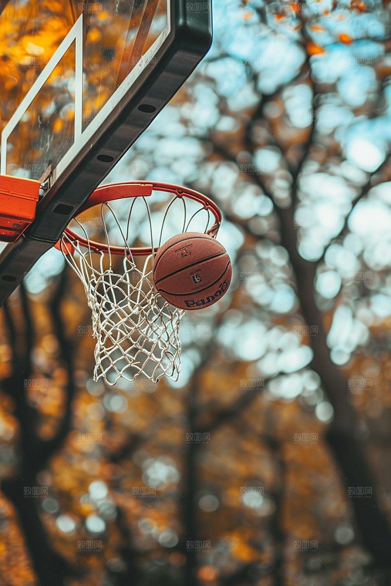 篮球篮球场NBA素材