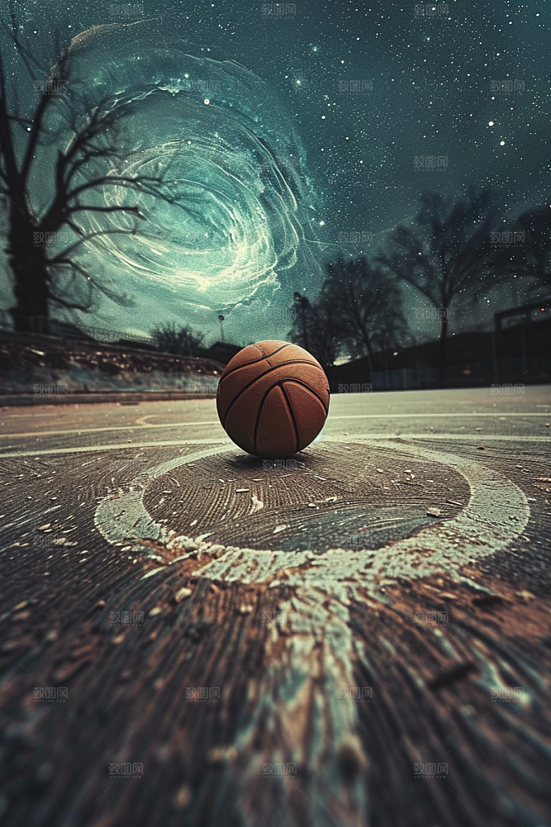 篮球场景锻炼素材
