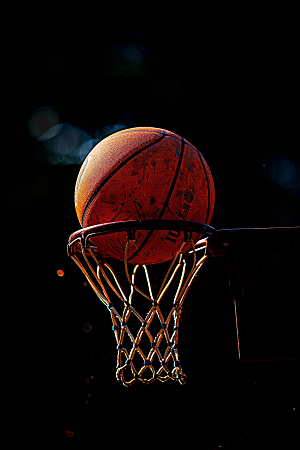 篮球球类运动篮球场素材