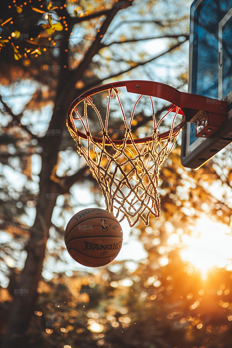 篮球篮球场NBA素材
