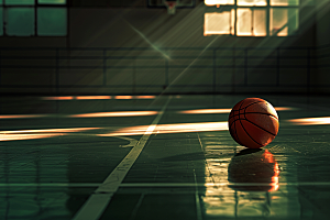 篮球球类运动健身素材