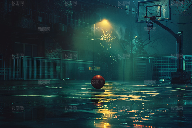 篮球体育器材健身素材