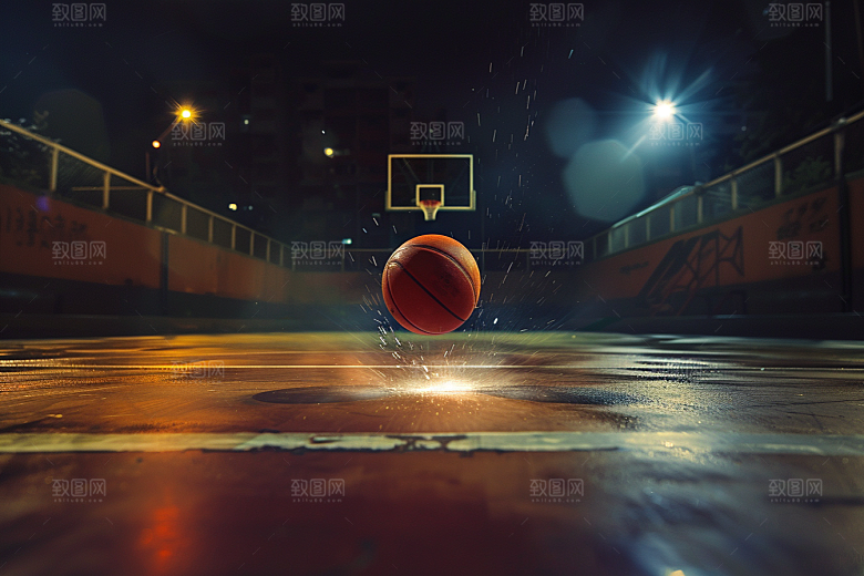 篮球NBA球类运动素材