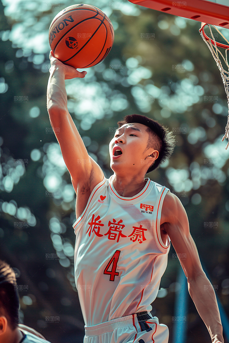 打篮球的人锻炼投篮摄影图