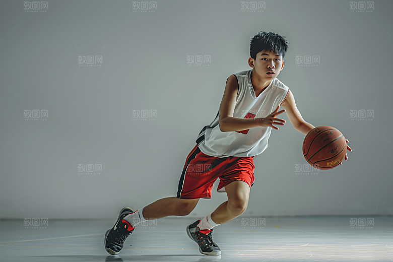 打篮球的人高清健身摄影图