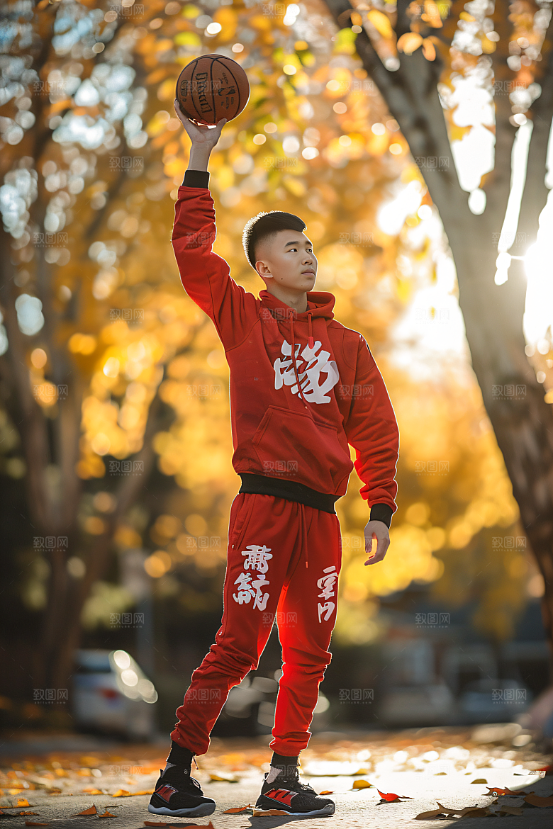 打篮球的人高清锻炼摄影图