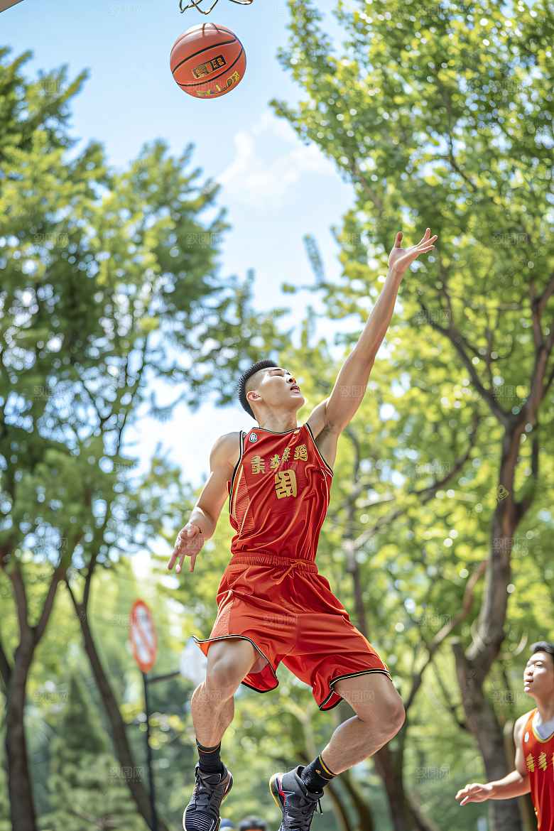 打篮球的人人物运动摄影图