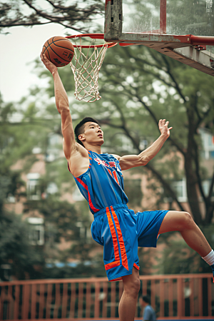 打篮球的人动感青年摄影图