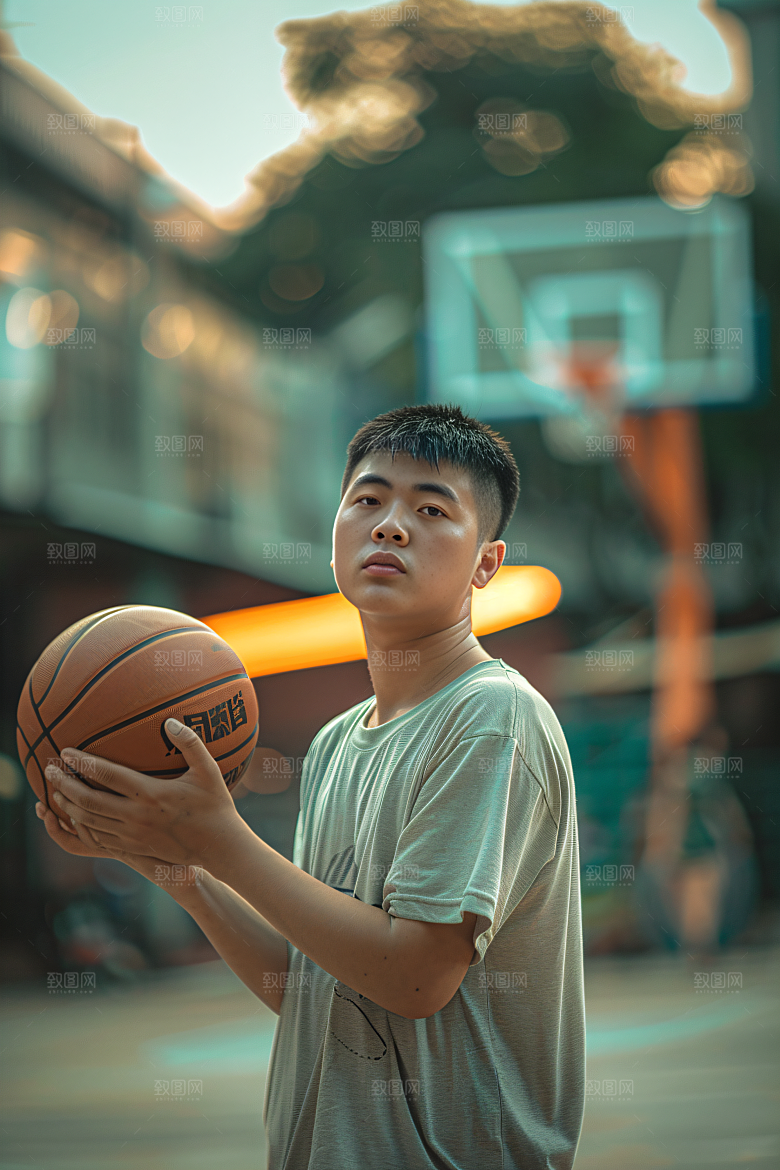 打篮球的人人物体育摄影图