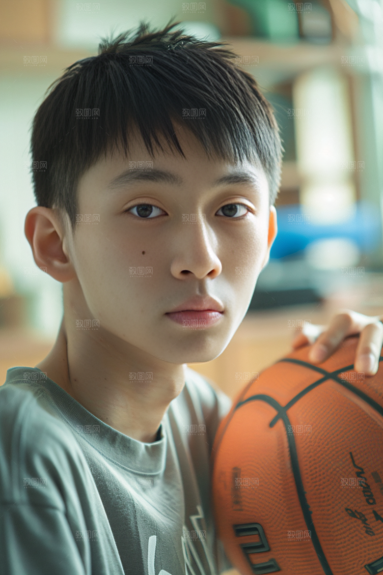打篮球的人人物锻炼摄影图