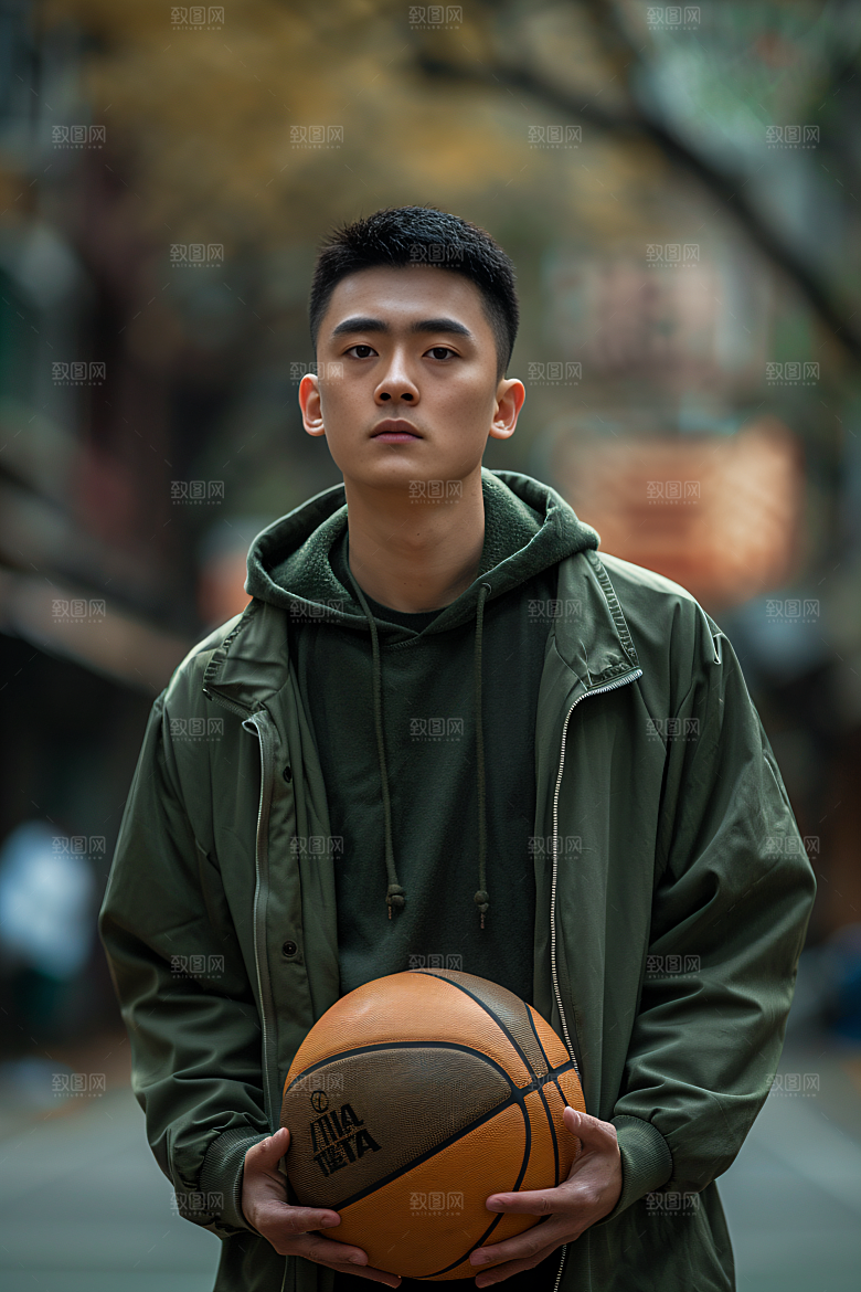 打篮球的人高清健身摄影图