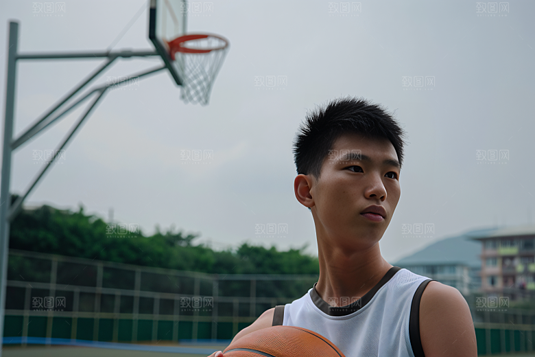 打篮球的人高清投篮摄影图
